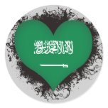 Vintage I Love Saudi Arabia stickers