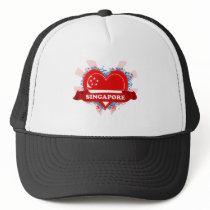 Vintage I Love Singapore Hat