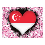 Vintage I Love Singapore Postcards