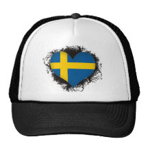 Vintage I Love Sweden Hat