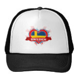 Vintage I Love Sweden Hats