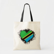 Vintage I Love Tanzania Bags
