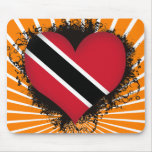 Vintage I Love Trinidad and Tobago mousepads