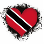 Vintage I Love Trinidad and Tobago photo sculptures