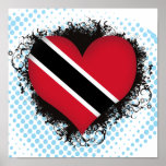 Vintage I Love Trinidad and Tobago posters