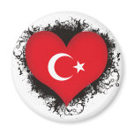 Vintage I Love Turkey magnets