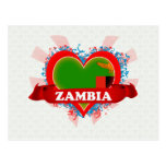 Vintage I Love Zambia Post Cards