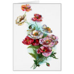 Vintage Icelandic Poppies Greeting Card