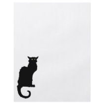 Vintage Illustration Halloween Black Cat