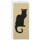 Vintage Illustration Halloween Black Cat invitations