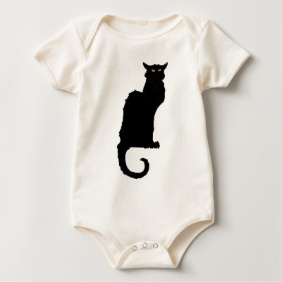Vintage Illustration Halloween Black Cat Shirt