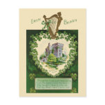 Vintage illustration - Irish Castle and Harp postcards