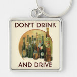 Vintage Imported Beer Bottles, Alcohol, Beverages Key Chain