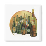 Vintage Imported Beers magnets
