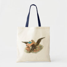 Vintage Independence Day Eagle Design Bag