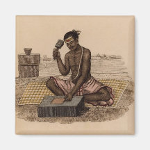 Vintage India Craftsmanship Magnet