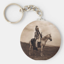 Vintage Indian War Chief Key Chains