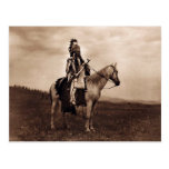 Vintage Indian War Chief Post Card