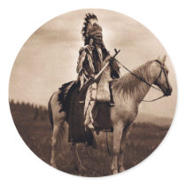 Vintage Indian War Chief Stickers