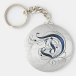 Vintage Initial D Key Chain