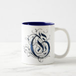 Vintage Initial G Coffee Mugs