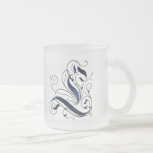 Vintage Initial L Mug