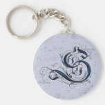 Vintage Initial S Keychains