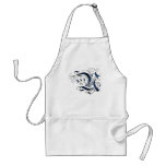 Vintage Initial U Aprons