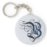 Vintage Initials B keychains
