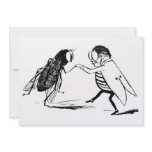 Vintage Insects Dancing; Bluebottle Fly invitations
