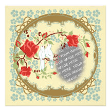 Vintage Inspired Love Custom Invitation