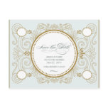 vintage inspired save the date postcards