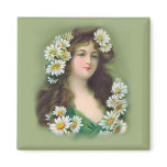 Vintage Irish Colleen magnets