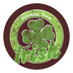 Vintage Irish Drinking Team stickers