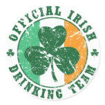 'Vintage' Irish Drinking Team stickers