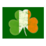 Vintage Irish Flag Shamrock Postcards