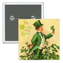 Vintage Irish St. Patrick's Day Button