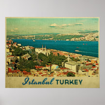 Vintage Istanbul Turkey Posters