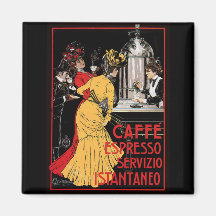 Vintage Italian Coffee espresso advertisement Fridge Magnet
