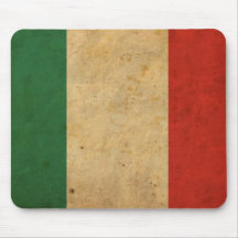 Vintage Italy Flag Mouse Pads
