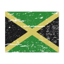 Vintage Jamaica Flag Postcard