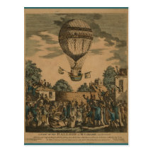 Vintage James Sadler Hot Air Ballon Postcards