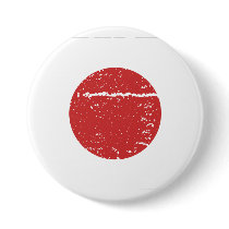 Vintage Japan Flag Pinback Button