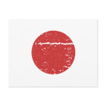Vintage Japan Flag Post Card