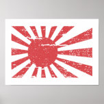 Vintage Japan Navy Flag posters