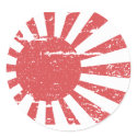 Vintage Japan Navy Flag stickers