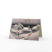 Vintage Japanese Art Christmas Cards