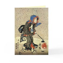 Vintage Japanese Christmas Card