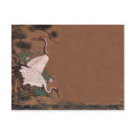 Vintage Japanese Cranes Wedding Invitations postcards