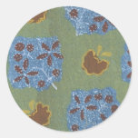 Vintage Japanese Fabric Art 3 Sticker